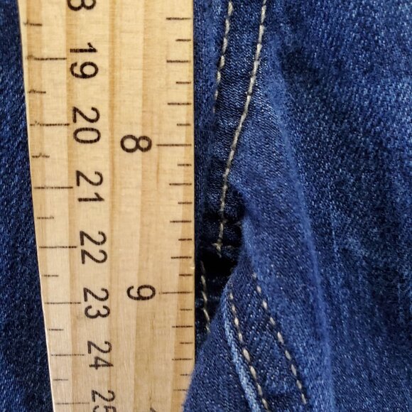 Maurices Jeans Womens 10 Blue Regular Fit Classic Stretch Denim Straight Leg - Picture 6 of 12